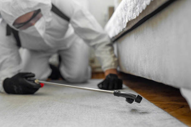 Professional Pest Control technician working in Lewisburg, PA